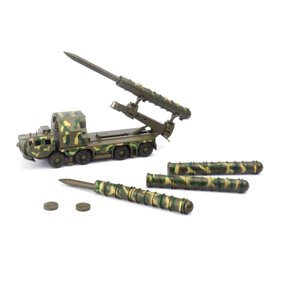 4D Unassembled Plastic Military Armored Vehicle 1:72 Russian S-300 Missile Launcher Vehicle Armored Vehicle Model