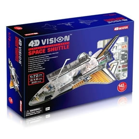 John Hansen Company 4D Vision Space Shuttle Model Collectible