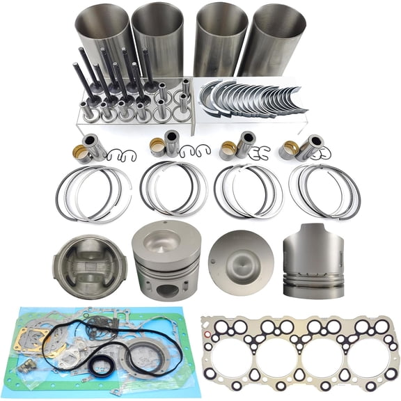 4D34 Engine Overhaul Rebuild Kit Combustion Chamber 54.5mm Pin Diameter 34mm For Mitsubishi 4D34 4D34T Engine 3.9L Fuso Canter BE449 BE459 FE439 FE639 FG639 Truck ME012928
