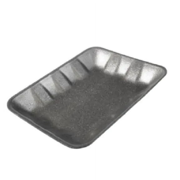 4DBK(100PCS), 4D Black Foam Meat Trays