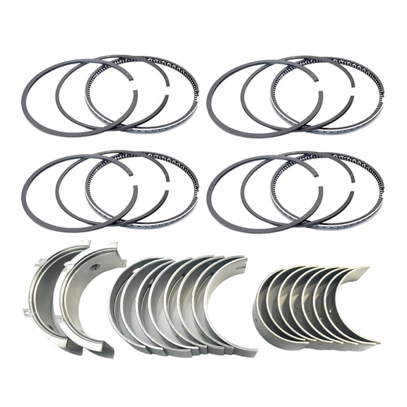 4DR5 Bearing Kit + Piston Rings for Mitsubishi 4DR5 4DR51 Engine 2.7L Forklift for KATO HD180G Excavator STD Bearing kit Set 4DR5 Piston Rings Set