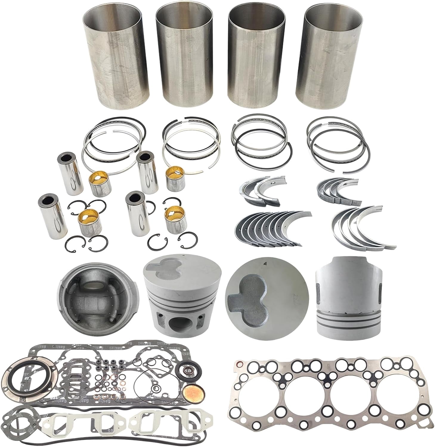 4DR7 Overhaul Rebuild Kit (No valve set) For Mitsubishi 4DR7 Engine 2 ...
