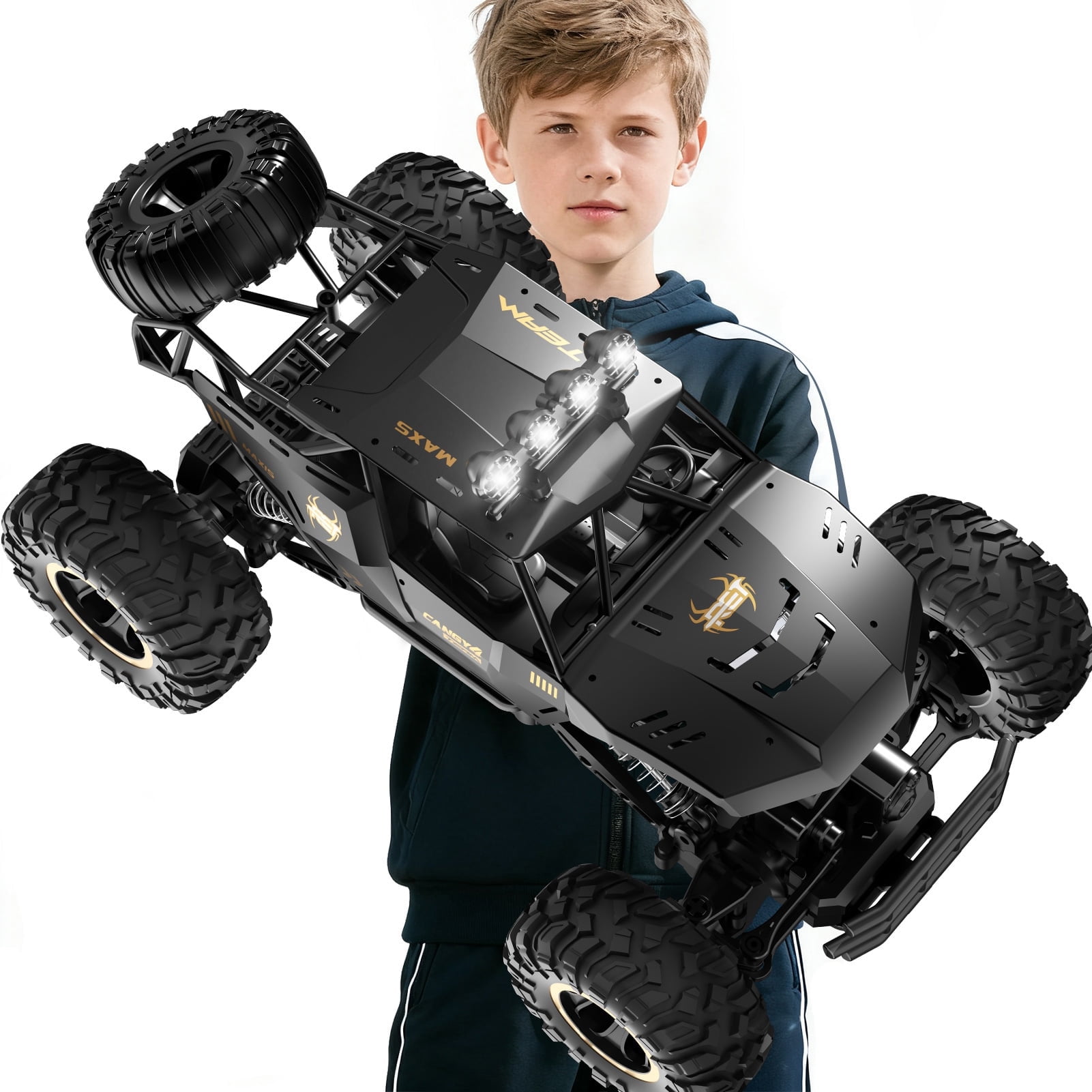 1/12 4WDオフロードRCカー フルセット 4DRC 1:12 RC Car, Off-Road Truck, Metal Shell, 4WD Dual Motors, 2