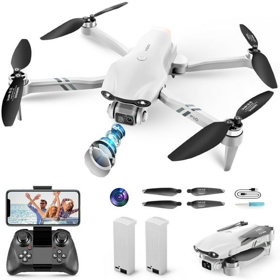 4DRC F10 FPV Drone,1080P HD Camera,32 Mins Flight Time,One Key Operation,3D Flip Gravity Control,Trajectory Flight,Beginner Friendly for Outdoor Play
