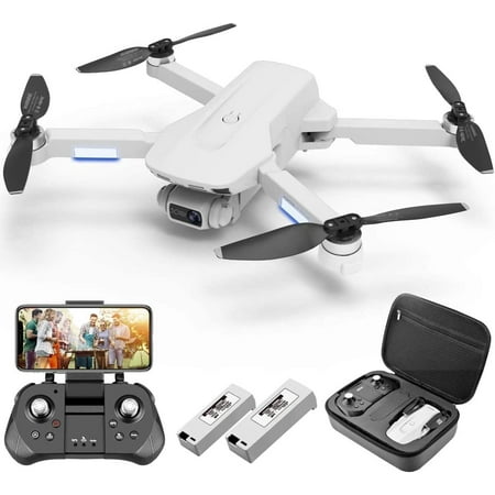 4DRC F8 GPS Drone with 4K Camera for Adults,5G FPV Live Video RC Quadcopter,Brushless Motor Drone for adults beginners, with Auto Return Home, Follow Me,Waypoint Fly,2 Batteries,Carrying Case