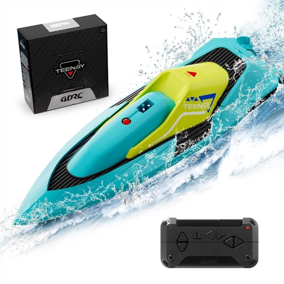 4DRC S5 Fast RC Boat 2.4 GHz 20+ MPH Racing Boats for Pools and Lakes Remote Control  and Rechargeable Boat Battery for Adults and