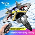 thumbnail image 1 of 4DRC V32 Foam RC Airplane (1 Batteries) - LED Fighter Jet, 360°FlipStunt, Easy-to-Fly for Teens (7-16) & Adults, Top Toy Gift(BLUE), 1 of 5