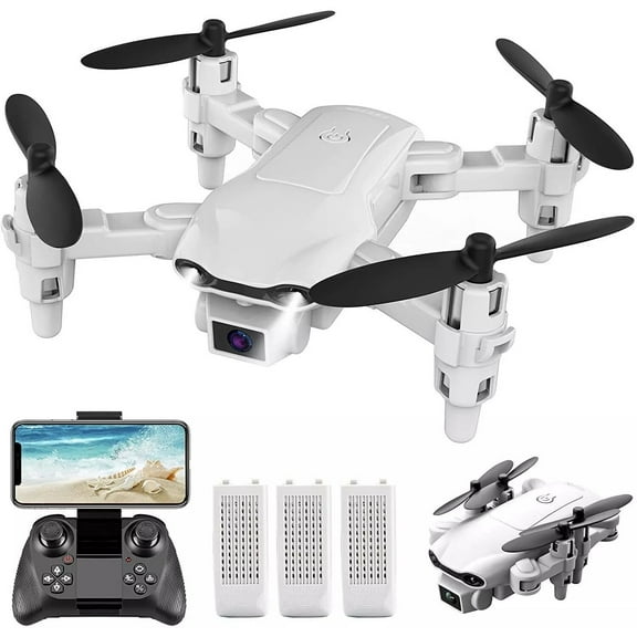 4DRC V9 Mini Drone for Kids Adults 720P HD FPV Camera, Foldable RC Quadcopter for Boys Girls with Altitude Hold, Headless Mode,Logistics is randomly sent by UPS/USPS/FEDEX/Amazon Logistics.