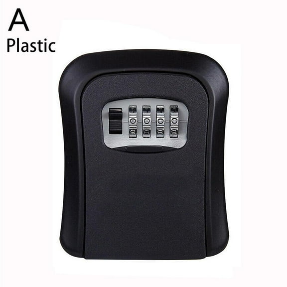 4Digit Combination Key Lock Box Wall Mount Safe Security StorageCase Organizer Q5R1