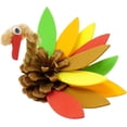 thumbnail image 1 of 4E's Novelty 12 Pack Pinecone Turkey Craft Kit - DIY Thanksgiving Crafts for Kids & Adults, Turkey Arts and Crafts, Thanksgiving Table Decorations, 1 of 9