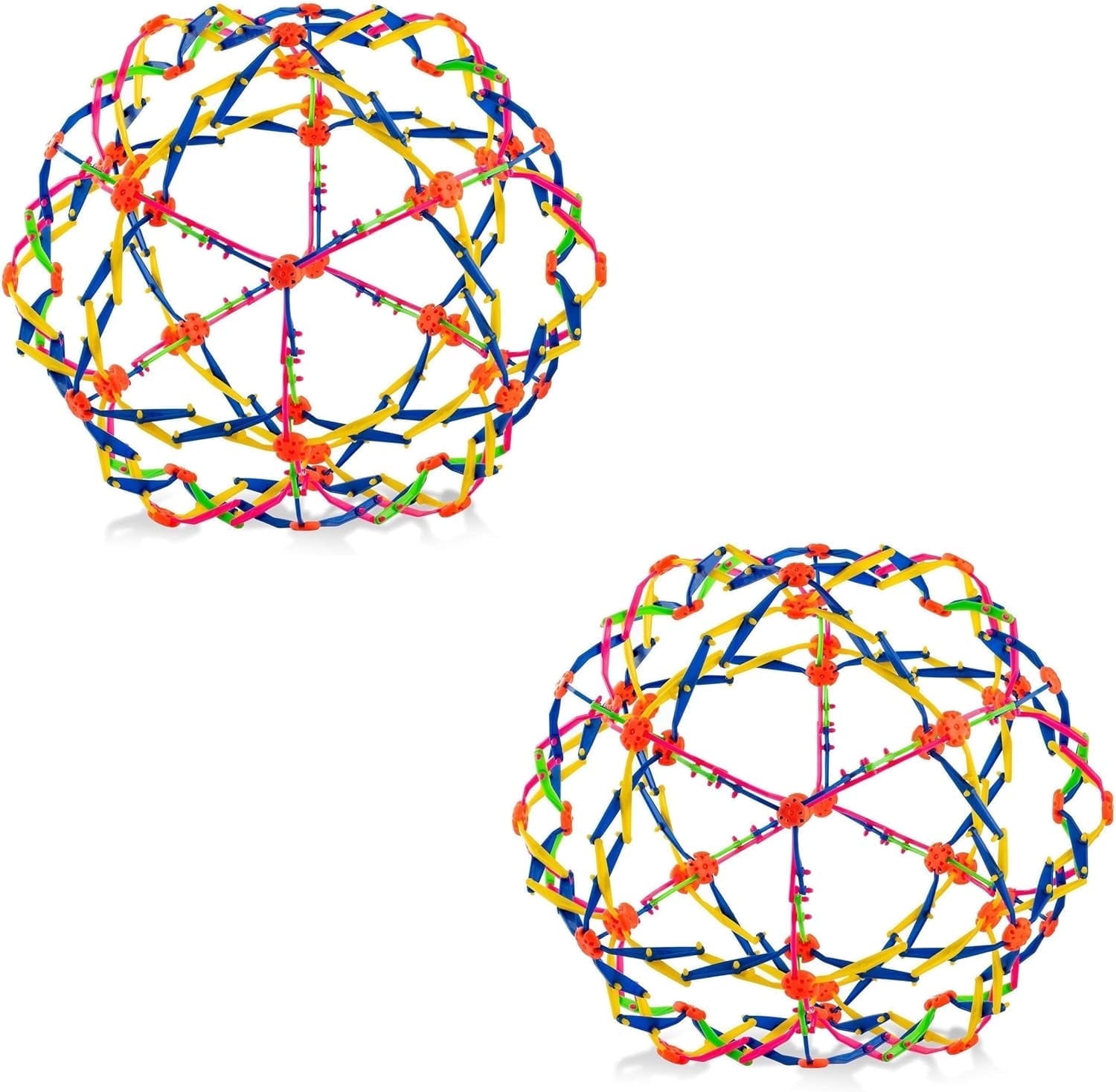 4E's Novelty 2 Pack Expandable Breathing Ball – Stress Relief Toy for Kids & Adults, Ideal for Mindfulness, ADHD, and Anxiety Management