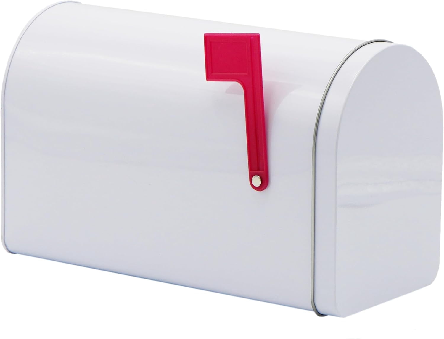4E's Novelty 9" Tinplate Mailbox Toy for Kids DIY Valentines Card Box Play Mailbox