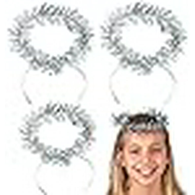 Silver Halo Tinsel Nativity Costume Accessory Silver Halo Tinsel Nativity Costume Accessory