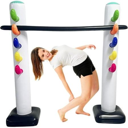 4E's Novelty Inflatable Limbo Game, 62" Limbo Stick for Kids & Adult Party Fun