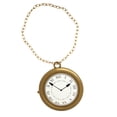 thumbnail image 1 of 4E's Novelty Jumbo Clock Necklace - 8'' Large  Gold Clock for White Rabbit Alice in Wonderland Costume Prop,  Tea Party & Rapper Dress Up, 1 of 6