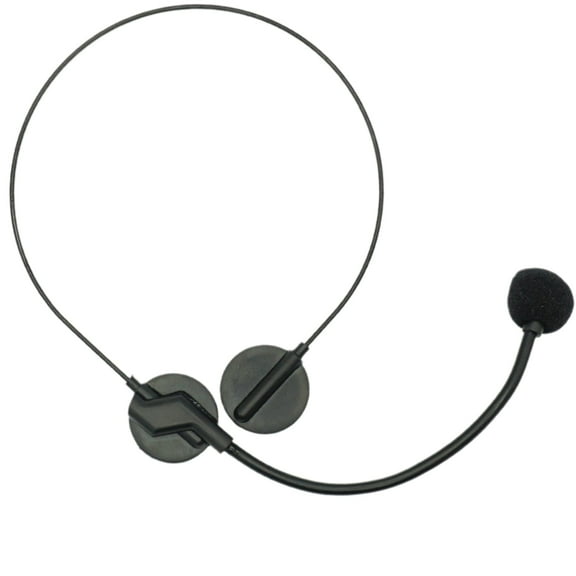 4E's Novelty Rockstar Costume Accessories Headset Prop Fake Singer Microphone Headphones for Kids & Adults