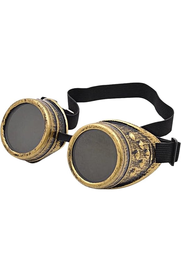 Steampunk Goggles for Women & Men, Gothic Steampunk Accessories for Halloween Costume, Mad Scientist Cosplay Goggles