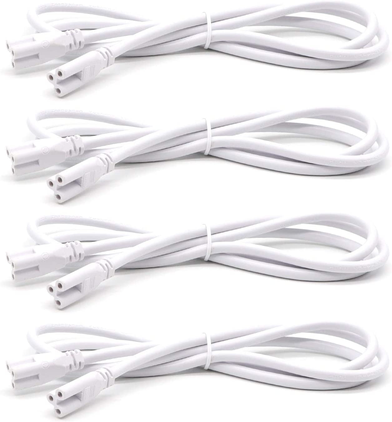 4FT 1.2 Meter T5 T8 Tube Light Fixture LED Linkable Cords, Double end