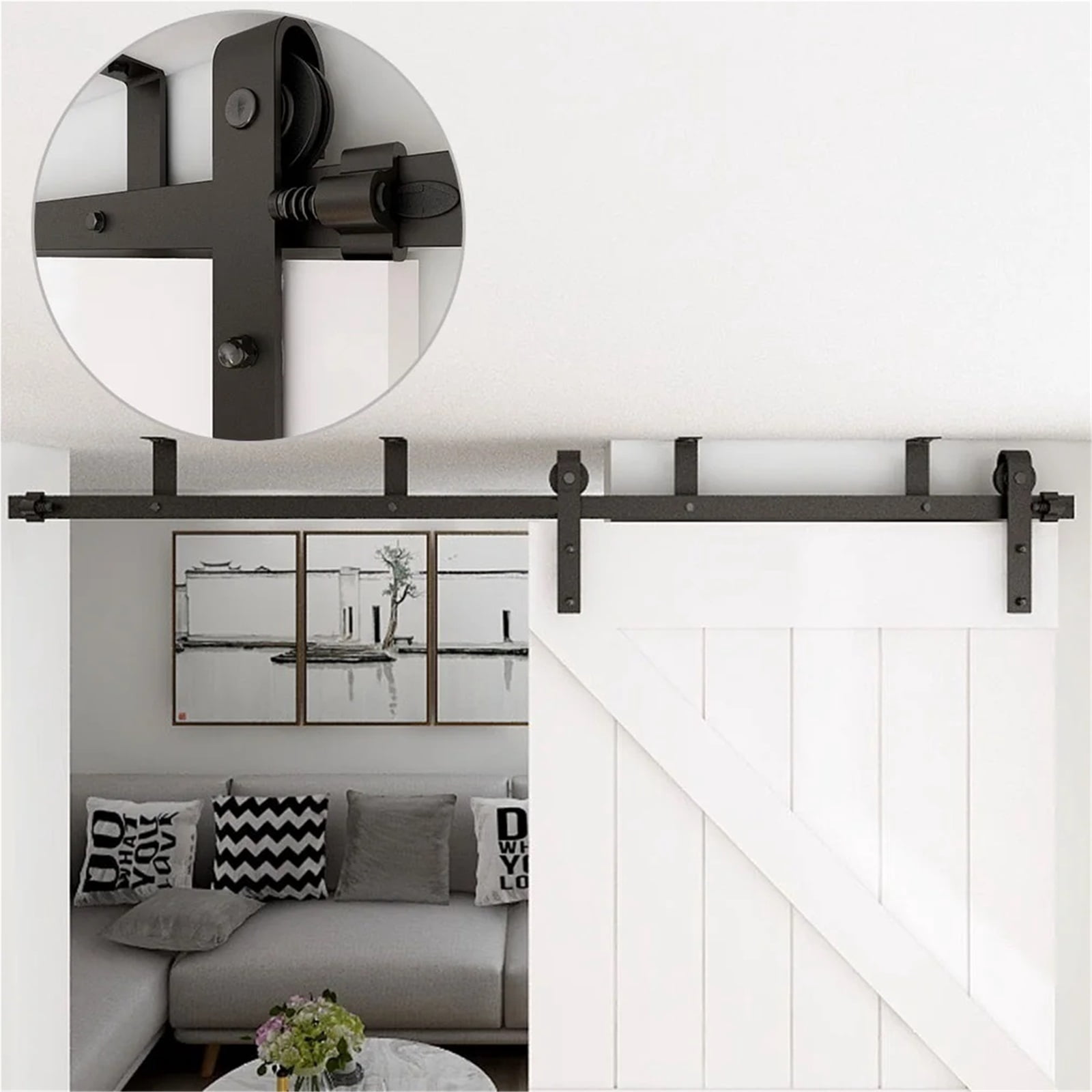 Ceiling Mount Barn Door Hardware