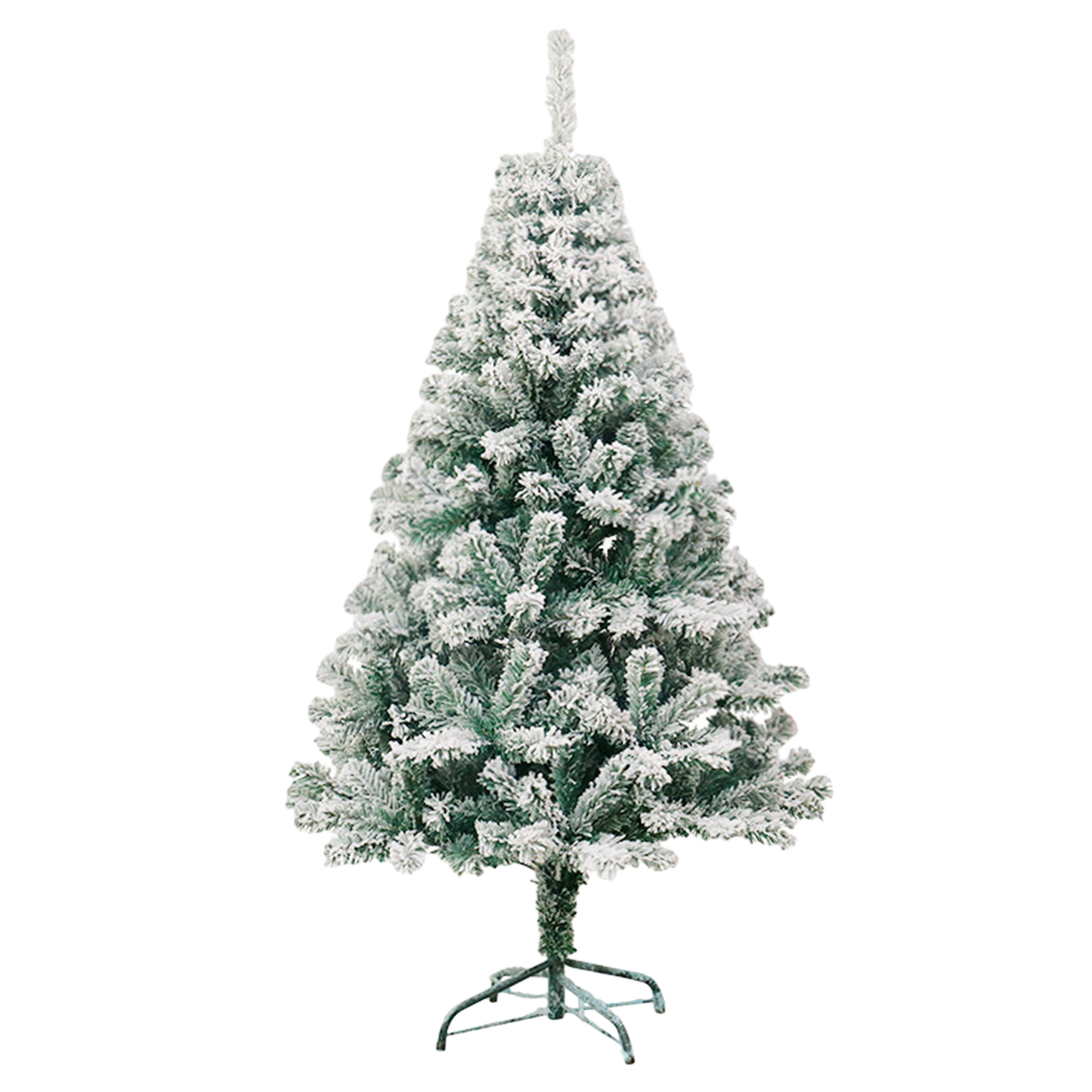 4FT Artificial Christmas Tree, Xmas Pine Tree with Metal Christmas Tree