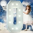 4FT DIY Marquee Light Up Numbers for 16th 60th Birthday Decor Mosaic