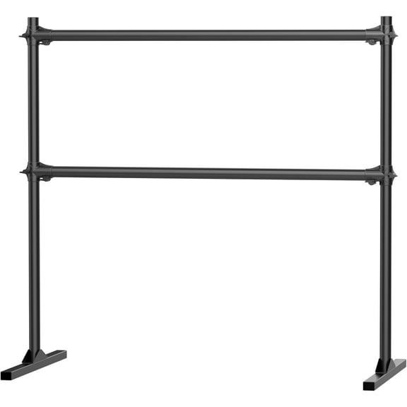 4FT Height Adjustable Ballet Barre, Freestanding Ballet Bar, Heavy Duty Dance Bar Support, Sturdy Construction, Anti-Slip for Kids Adult, Home and Gym Use