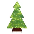 thumbnail image 1 of 4FT Lighted Christmas Tree Yard Decorations, Pre-lit Holiday Decor with 110 Warm White LED Lights for Xmas Outdoor Indoor Decor Lighted Holiday Displays, 1 of 15