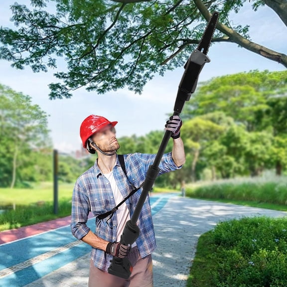 4FT Cordless Tree Trimmer Electric Handheld Chainsaw Branch Cutter w/ 1 Battery and Charger