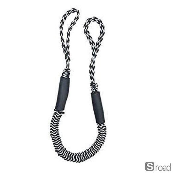 4FT Marine Bungee Dock Line With Float, Heavy Duty Elastic Mooring Rope For Boat Jetski, Shock Absorbing For Dock Boat Bump Guard