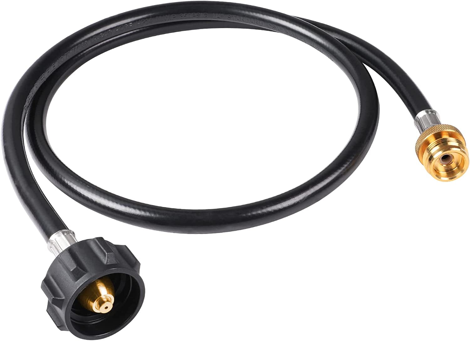 4FT Propane Tank Adapter Hose, Propane Adapter 1lb to 20lb, Converts 1lb Appliances to 540lb