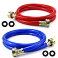 4FT Rubber Washing Machine Hoses 3/4