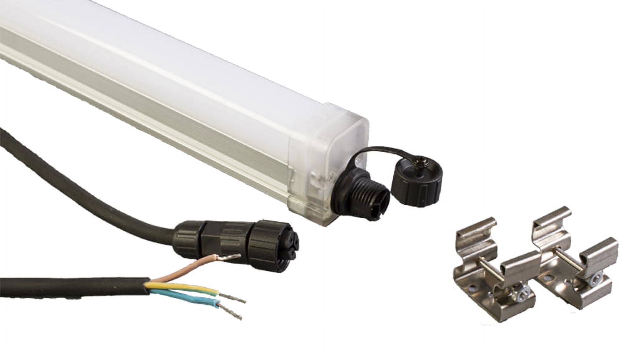 4FT WATERPROOF LED TUBE SHOP LIGHT 30w TRIPROOF FOR WALK IN COOLER INDOOR OUTDOOR PARKING LOT Car WASH Clean roo