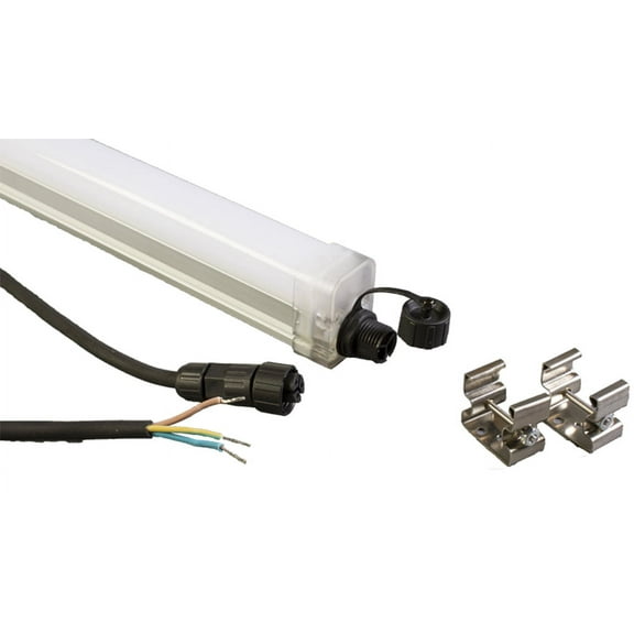 4FT WATERPROOF LED TUBE SHOP LIGHT 30w TRIPROOF FOR WALK IN COOLER INDOOR OUTDOOR PARKING LOT Car WASH Clean roo