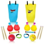 4FUN Wacky Race Set - Family Fun Outdoor Yard Games - Set In