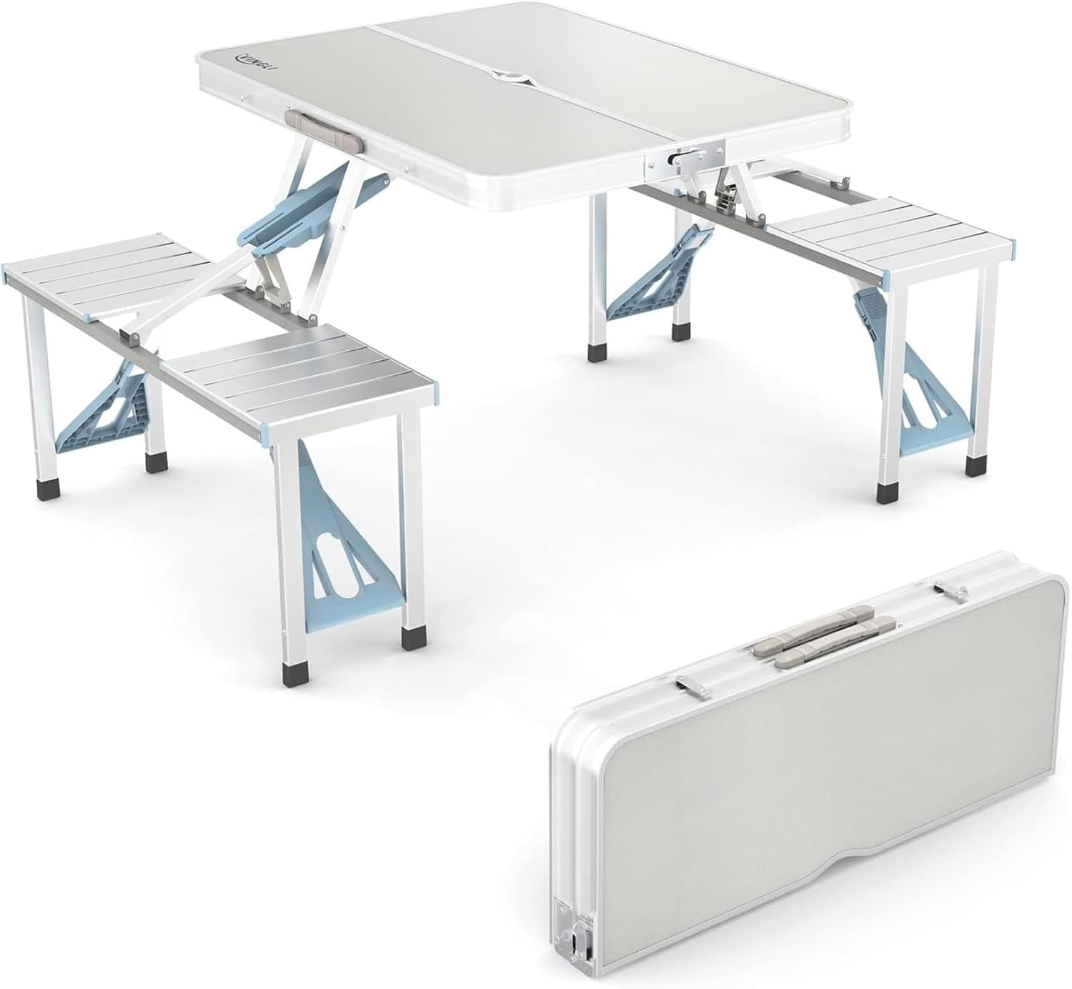 Aluminum Folding Table Furniture & Foldable Tables | Walmart