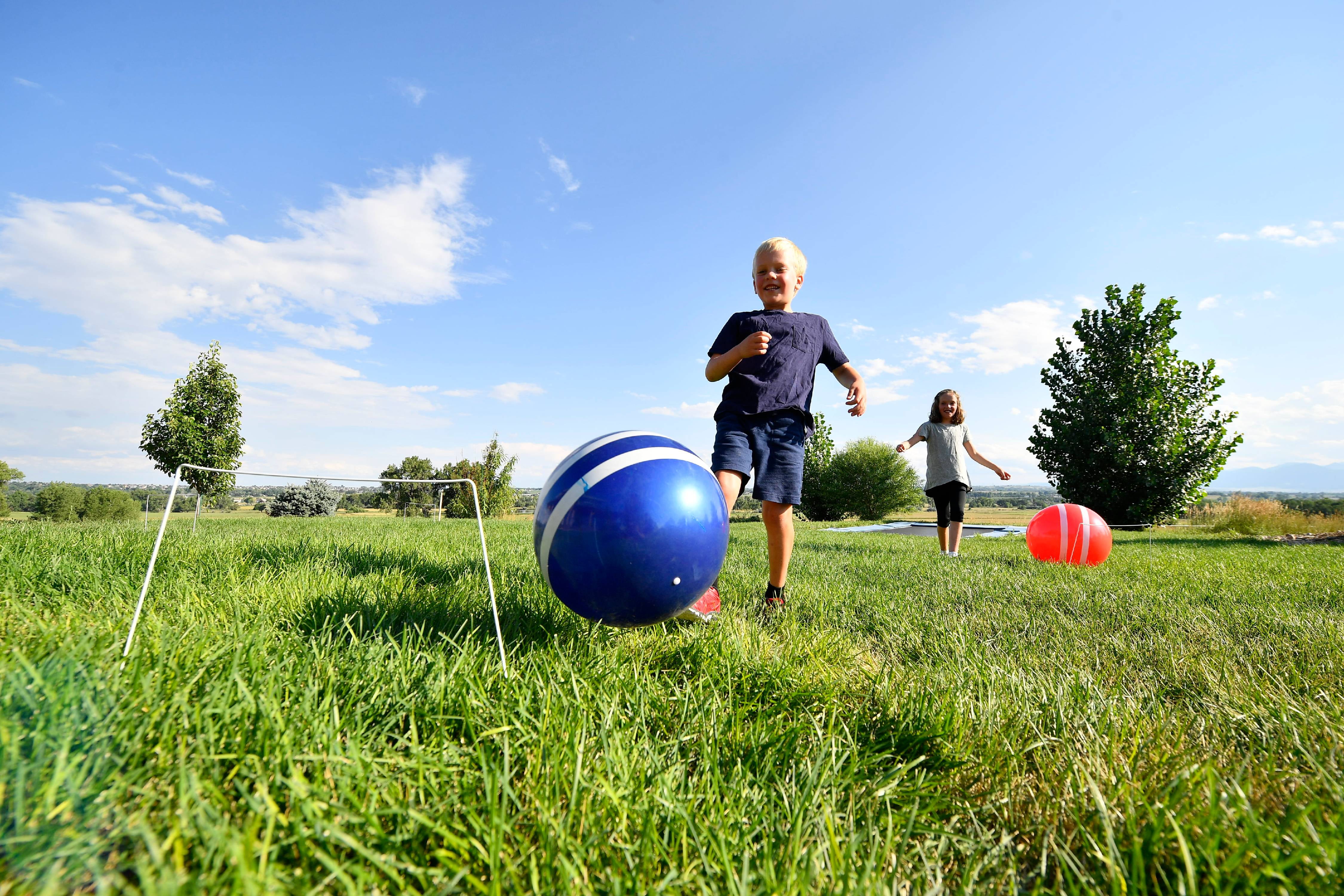 4Fun Wicket Kick Giant Family Croquet Game