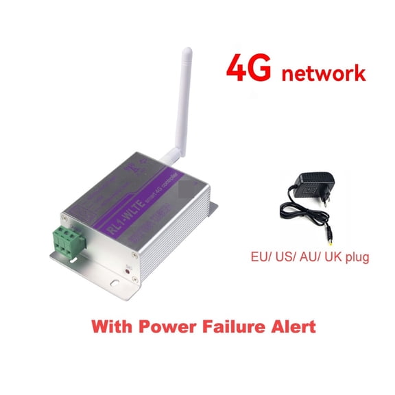 4G 1CH GSM Relay Switch RL1 Wireless Remote Garage Gate Opener Access Controller Via SMS