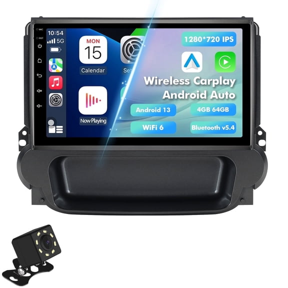 4G 64G Android 13 Car radio for Chevrolet Chevy Malibu 2009-2014 Multimedia Stereo Wireless Carplay Android Auto Autoradio Navigation GPS WIFI Mirror link Camera FM BT