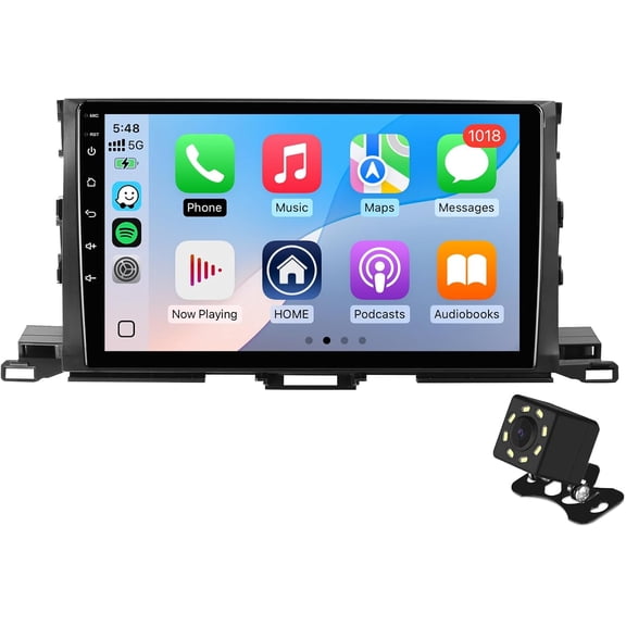 Android 14 Car Stereo Radio for Toyota Highlander 2014-2019 CarPlay GPS BT WiFi 2G 32G