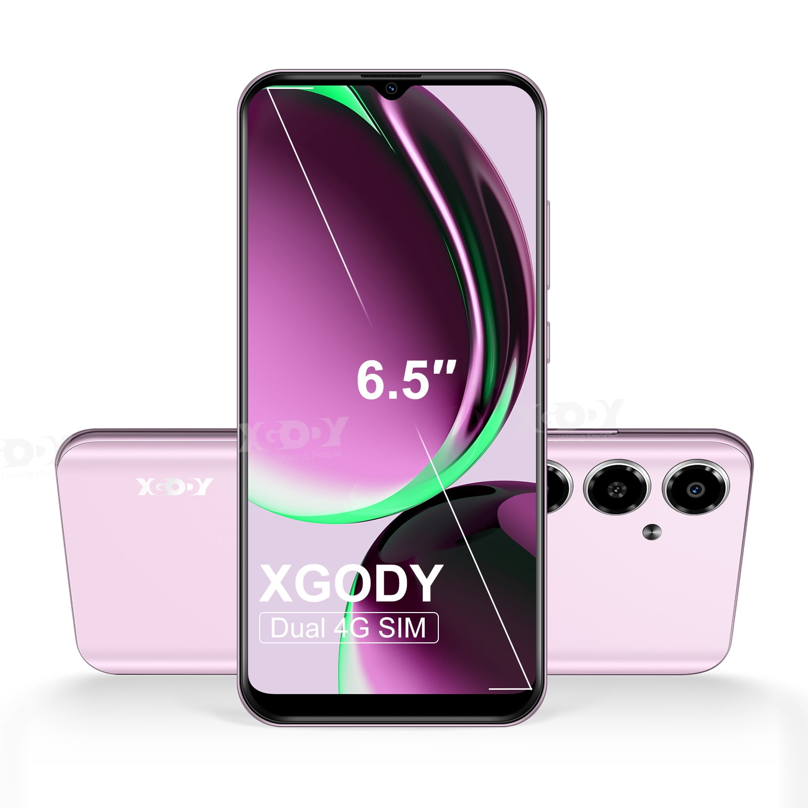 4G + 64G Incell Screen Unlocked Smart Phones Dual SIM Unlocked Mobile