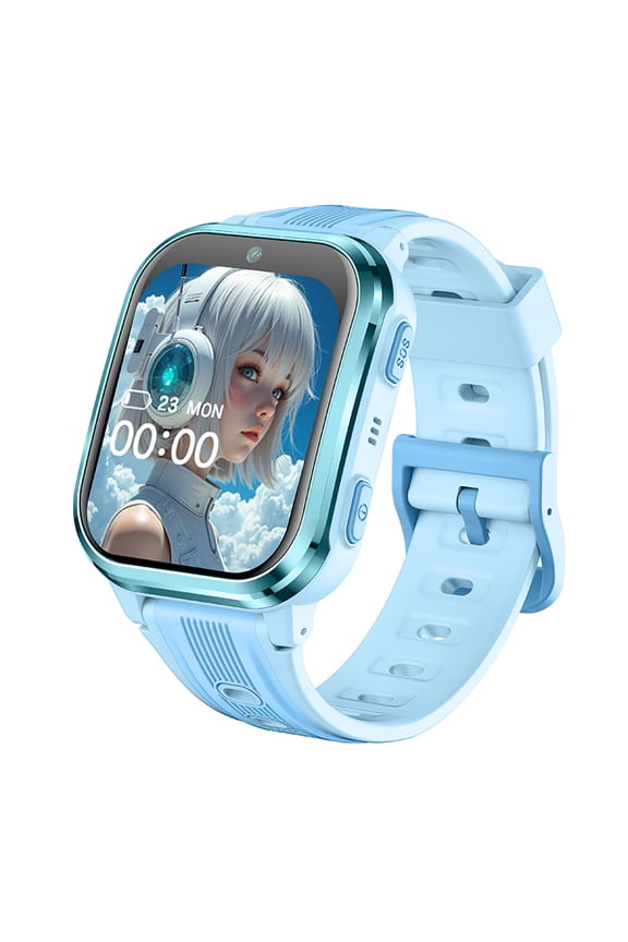 4G Android Kids Smart Watch with 1.72 inch IPS Screen-Blue