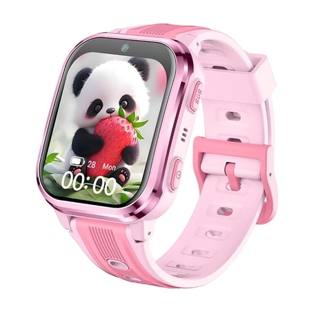 4G Android Kids Smart Watch with 1.72 inch IPS Screen-Pink