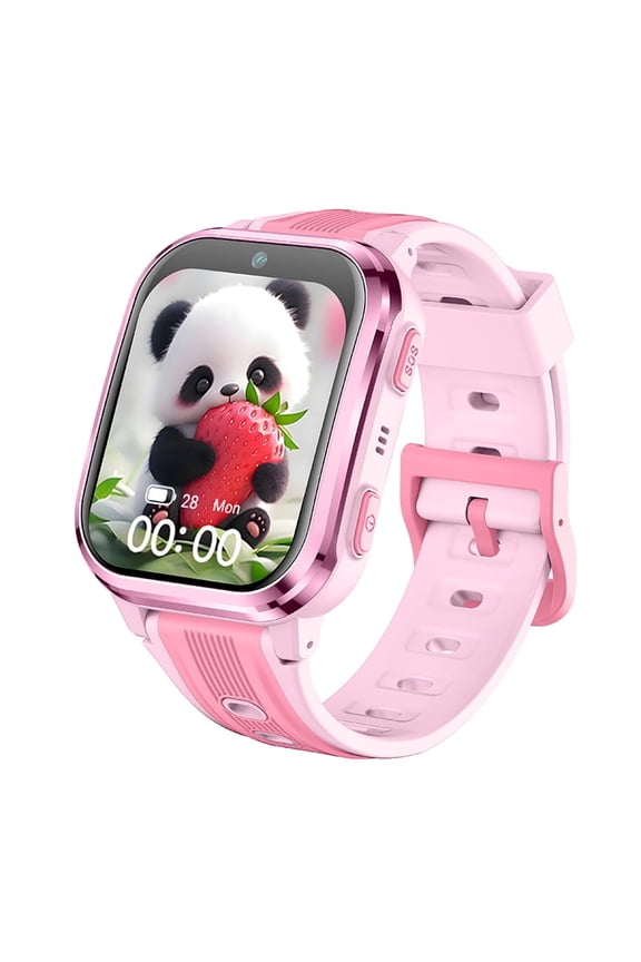 4G Android Kids Smart Watch with 1.72 inch IPS Screen-Pink