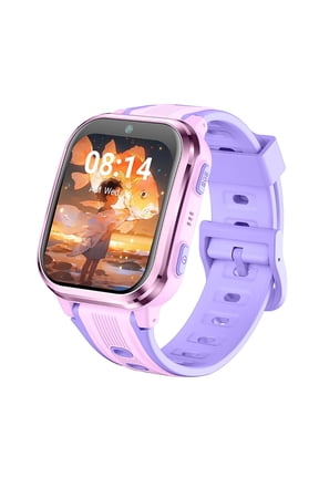 4G Android Kids Smart Watch with 1.72 inch IPS Screen-Purple