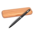 thumbnail image 1 of 4G Ball Pen - Matt Black with White Accents with Single Gift Box Maple, 1 of 8