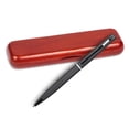 thumbnail image 1 of 4G Ball Pen - Matt Black with White Accents with Single Gift Box Rosewood, 1 of 8