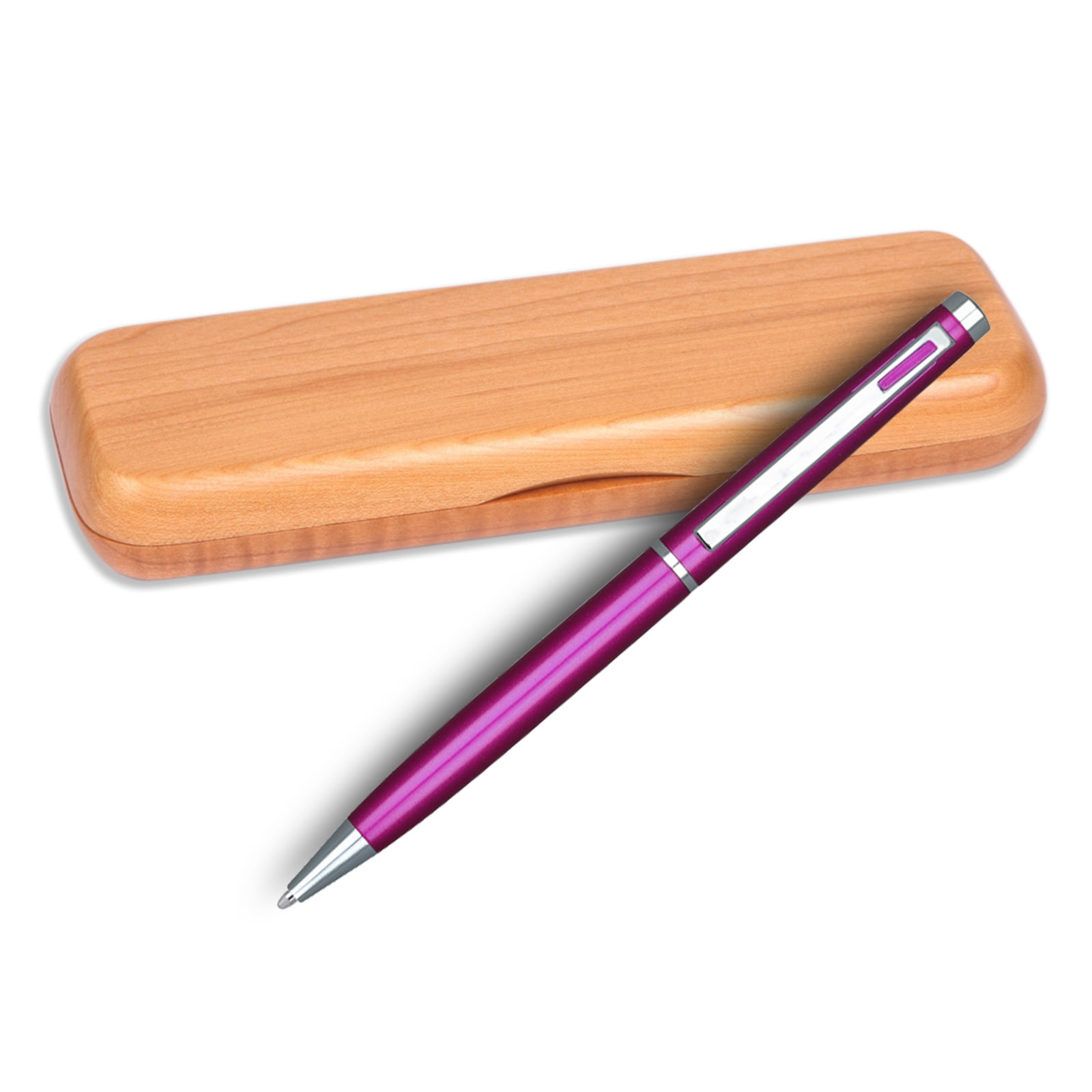 4G Ball Pen - Purple with Purple Accents with Single Gift Box Maple