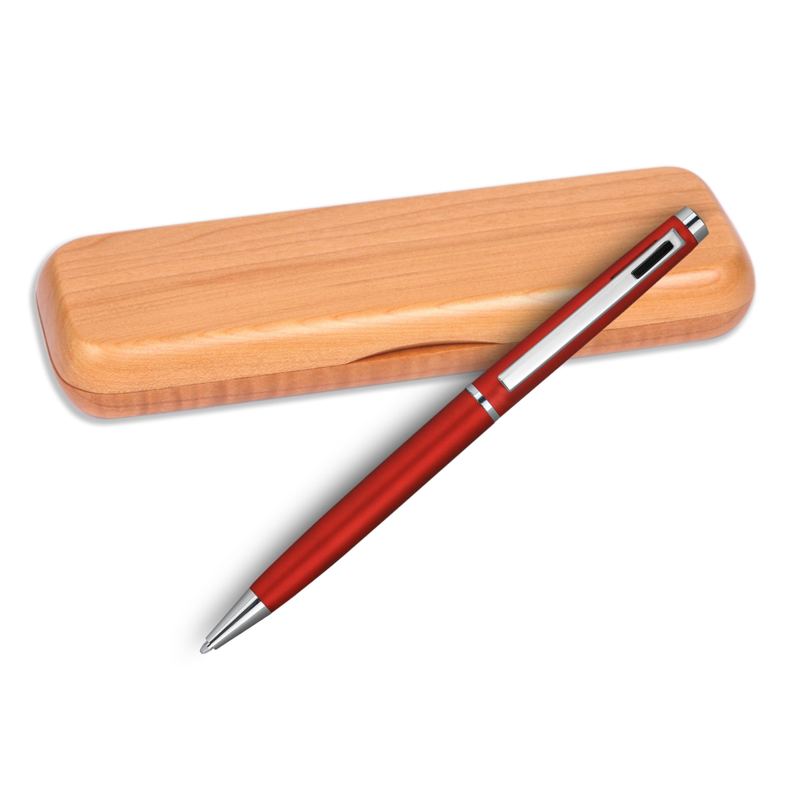 4G Ball Pen - Red with Black Accents with Single Gift Box Maple