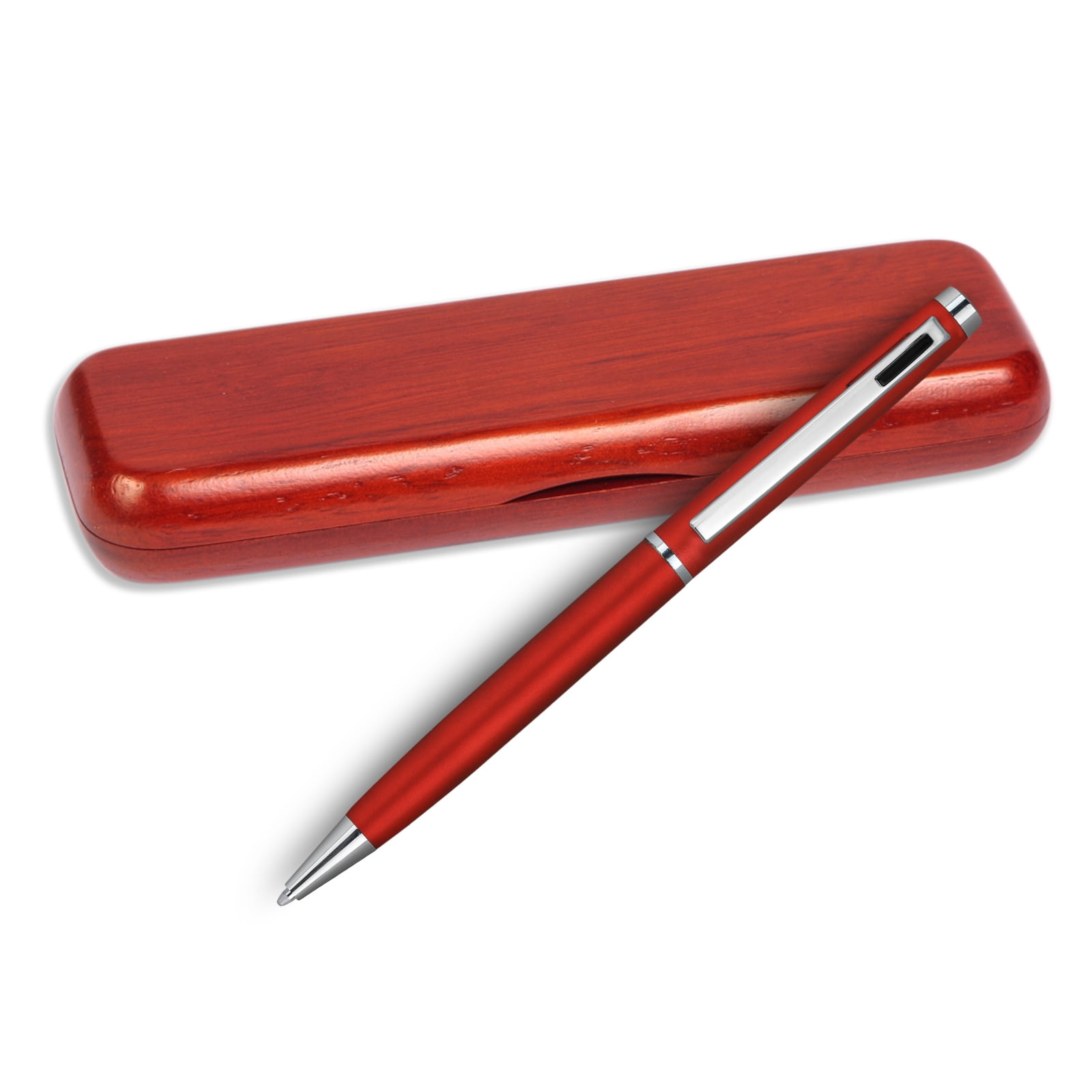 4G Ball Pen - Red with Black Accents with Single Gift Box Rosewood