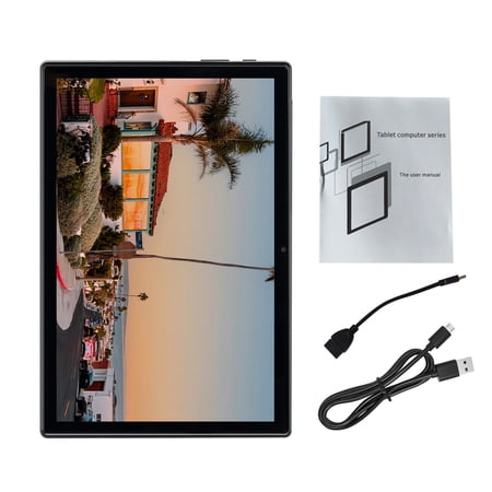 4G Calling Tablet Inch Tablet for 11 System, 10 Inch HD Screen, 6GB RAM 128GB ROM, Dual SIM Slot, 5MP 8MP Dual Camera, 2.4G/5G Dual-Band WiFi, BT, TF Card Slot, 8000mAh Battery, Type-C